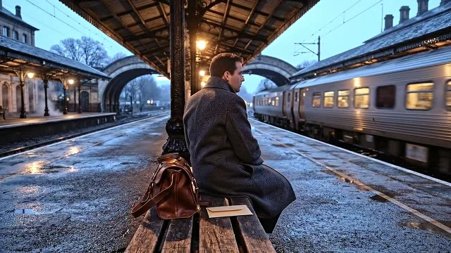 Leave room for the train: train shot from the station film